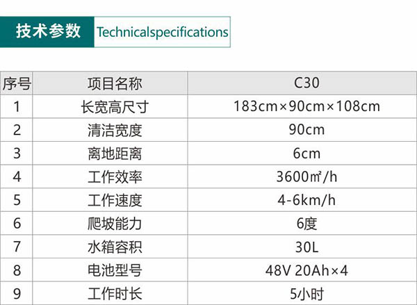 电动墨竹工卡尘推车C30